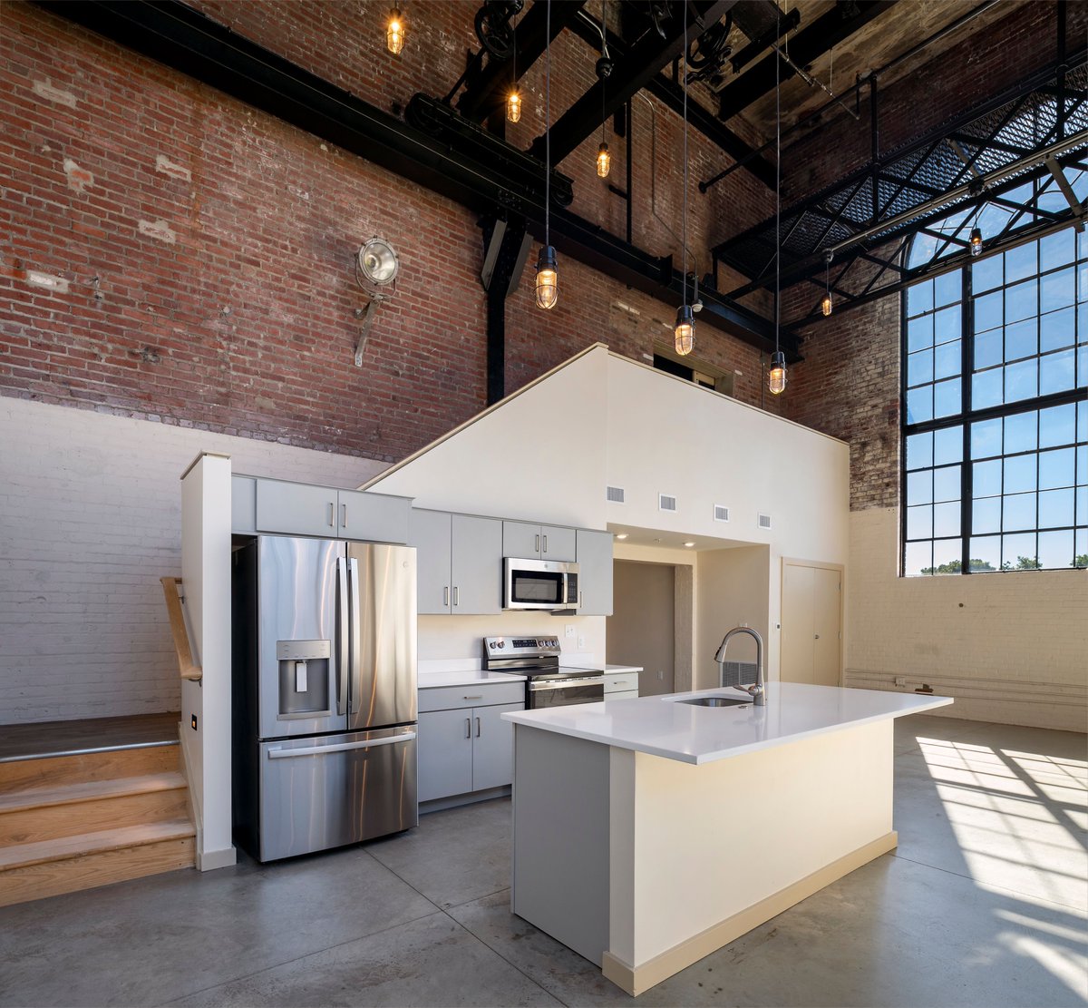 From powerhouse to modern living. The 1927 Power Plant at Liberty Crest has been transformed into 10 stunning apartments - another milestone in the Liberty redevelopment in Lorton, VA.