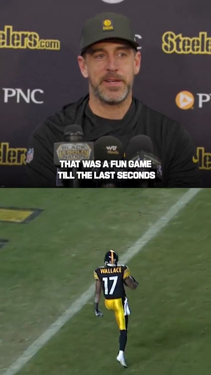 Aaron Rodgers had all the details down from this 2009 Packers-Steelers game 😮

@aaronrodgers12 | @steelers

GBvsPIT– Sunday 8:20pm ET on NBC
Stream on @NFLPlus + Peacock 
