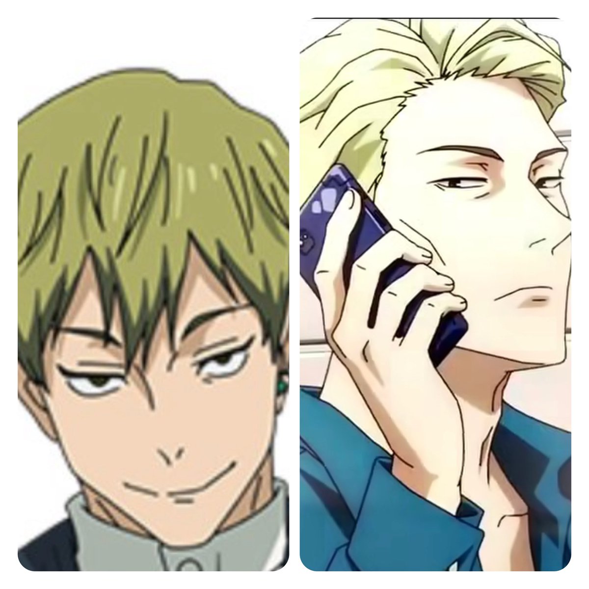 Both are 28
Naoya - Ugly, short,misogynistic dude that spent his life in jealousy and hatred. Hated by MANY, respected by NONE

Nanami - Handsome, tall, lived a life respected by everyone even Maki for whom he is one of the only few people she addresses respectfully.

Don’t