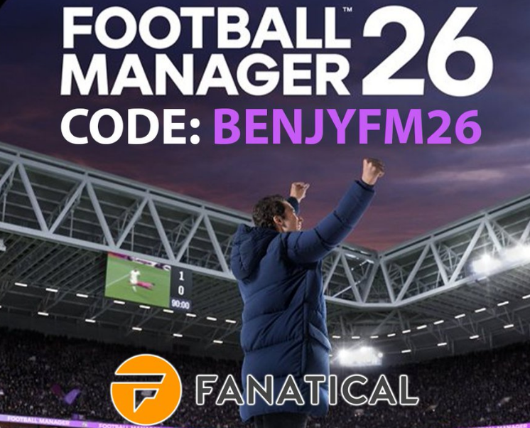 GIVEAWAY TIME!

Win a copy of #FM26 all you have to do is 

Retweet this tweet ✅
Follow me on Twitter ✅

Or you can buy the game at 22% off here tinyurl.com/BuyFM26Benjy

Winner announced on stream tomorrow!