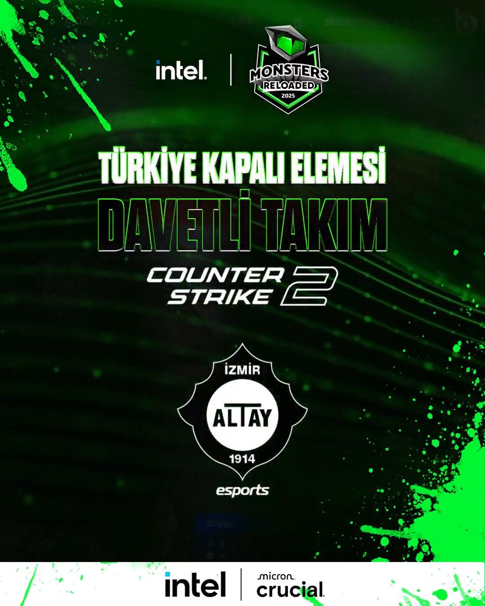trcsespor's tweet image. 🚨 Altay Espor ve Eternal Fire Academy, Monsters Reloaded 2025'e davet alan son takımlar oluyor.