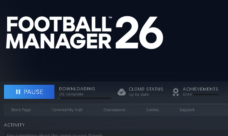 BBFM107's tweet photo. Here we go! #FM26 #FM26beta https://t.co/oKxs677VmH