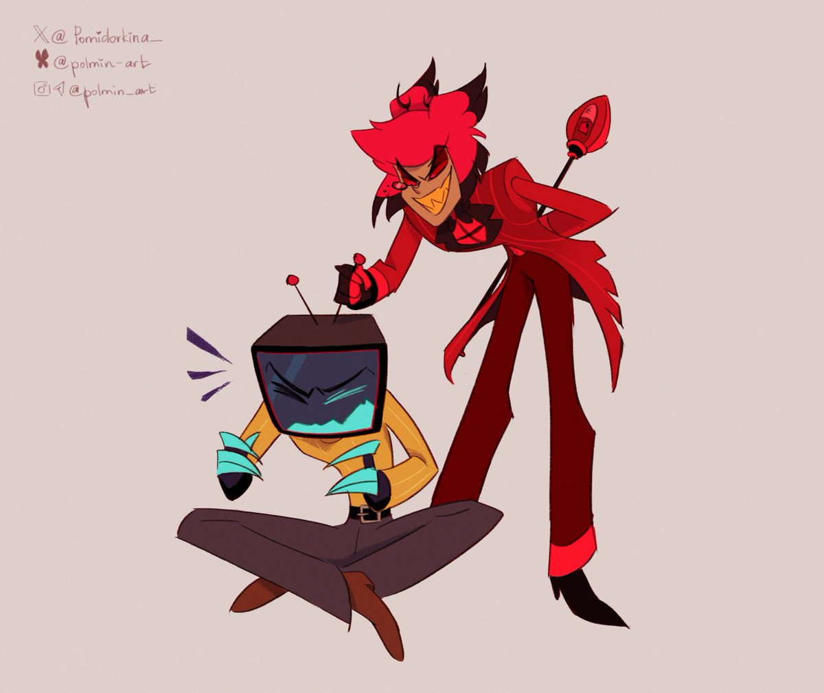 jealous? 🤔

#hazbinhotel #rosemedia #radiostatic #radiorose