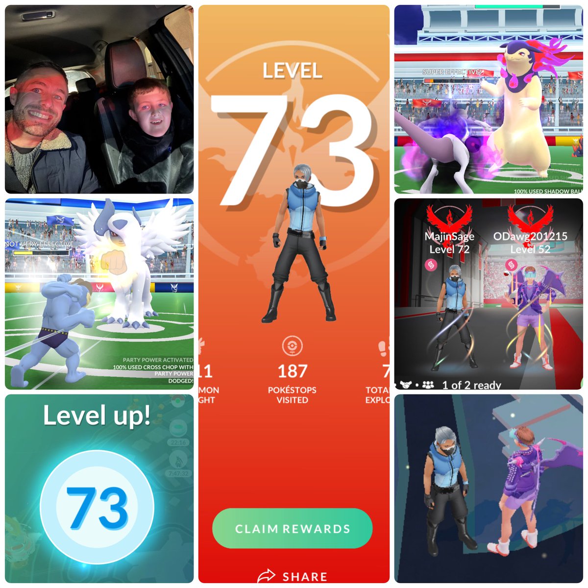 For me this game is an opportunity to share my experience with the people I love.
I came home and told my 9 year old son I had to win 30 raids today to level up and he said “I’ll help you dad”

We raided 11 times together today and he was AWESOME! Lvl73 is dedicated to Oliver!
