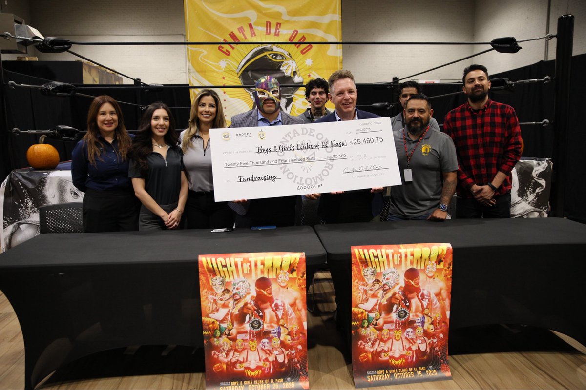 💛 Thank you, El Paso! 💛

From the bottom of our hearts — gracias to everyone who came together to support this cause. Because of your love, generosity, and community spirit, we raised an incredible amount for the Boys &amp; Girls Clubs of El Paso.

Every moment we shared, every