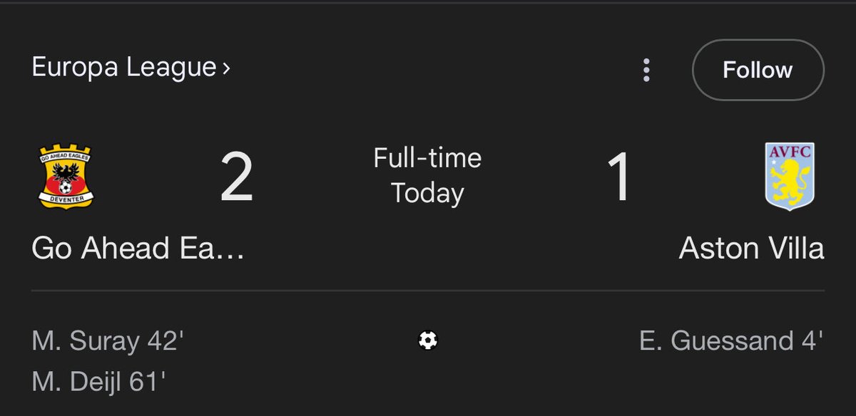 How tf do you lose to a club called “Go ahead Eagles” 😭😭😭