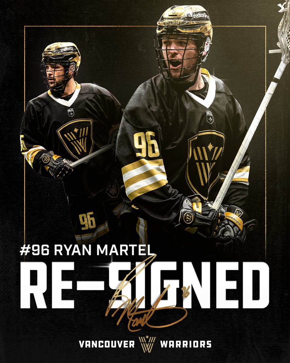 VanWarriors's tweet image. Back where they belong. Corms and Marty are locked in for another season.

*Pending NLL approval.