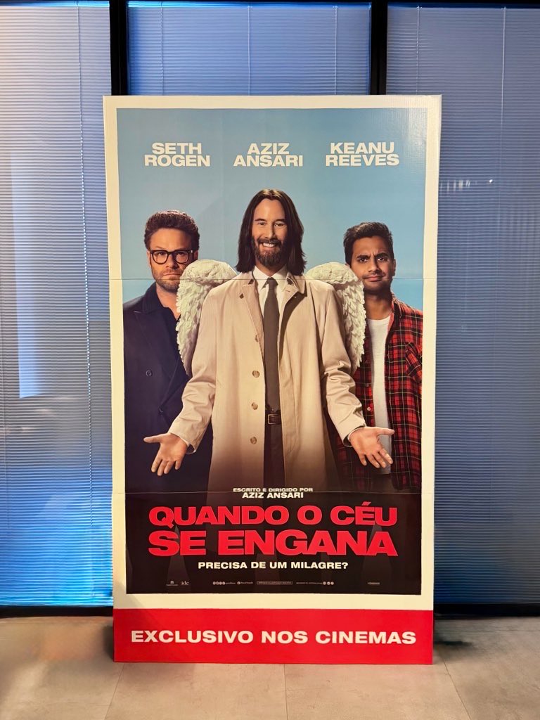 federicodevito's tweet image. Seth + Aziz + Keanu = ❤️❤️❤️
Muito fã dos 3, e ainda tem Keke Palmer no elenco. “Quando o Céu Se Engana” é uma história sem grandes surpresas, sem grande produção, enredo simples, linear e que funciona muito bem, sendo uma das melhores comédias do ano.