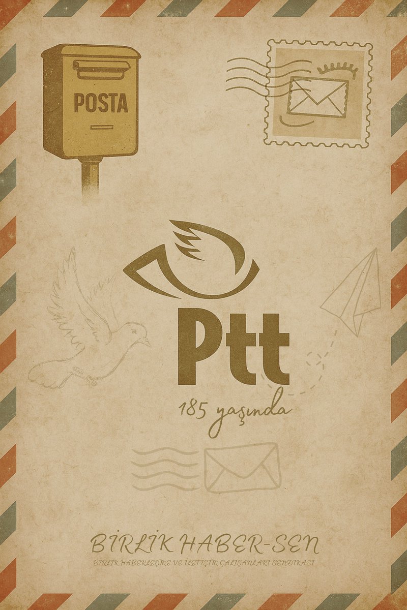 📮 Mektuplarla başlayan bu kutlu yolculuk, bugün dijital dünyanın kalbine uzanan dev bir hizmet ağına dönüştü.
Kargoda, bankacılıkta, iletişimde ve e-ticarette — PTT her zaman milletimizin yanında!

🇹🇷 Güvenin, emeğin ve sadakatin 185 yıllık simgesi PTT’nin kuruluş yıl dönümü