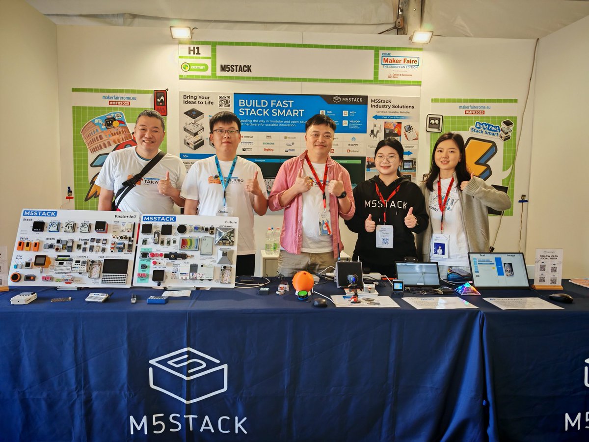 its_hard_2_name's tweet image. @M5Stack ❤️ @arduino
I have seen many excellent projects and developers.See you in next year!
#MFR2025 #M5Stack #Arduino