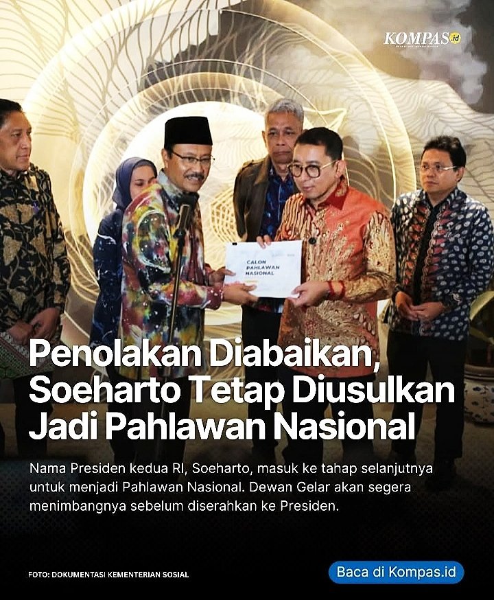 Salah satu agenda Reformasi 1998 adalah melengserkan Soeharto karena KKN dan pelanggaran HAM yang terjadi selama 32 tahun berkuasa. 
.
Reformasi Gagal dong ya?