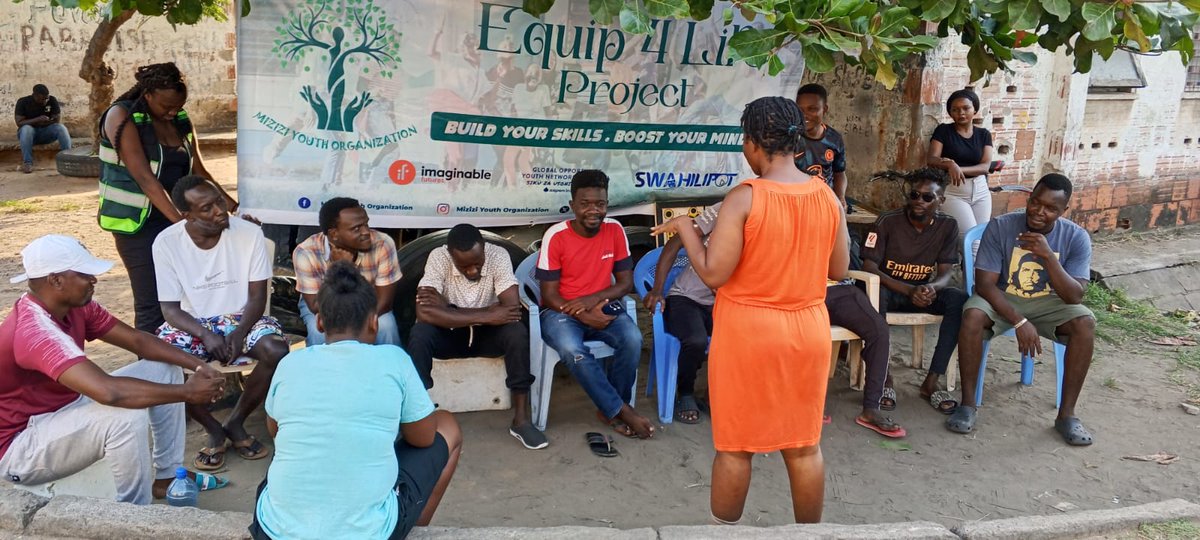 ThriveTogetherF's tweet photo. Today, we held a mental health session with Mizizi Youth Organisation at Black Street Base, focused on understanding and challenging stigma, and wound down with a friendly Ludo game, because connection and laughter are also part of wellness https://t.co/uxd3c8ITZw