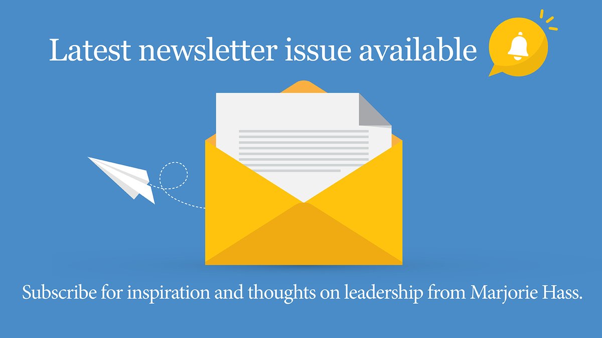 In the latest issue of her newsletter, Marjorie Hass offers advice about using time wisely, even with unexpected pivots, shares updates from CIC, and reflects on the admiration she feels from examples of human expertise and excellence: myemail.constantcontact.com/Hass-Newslette…