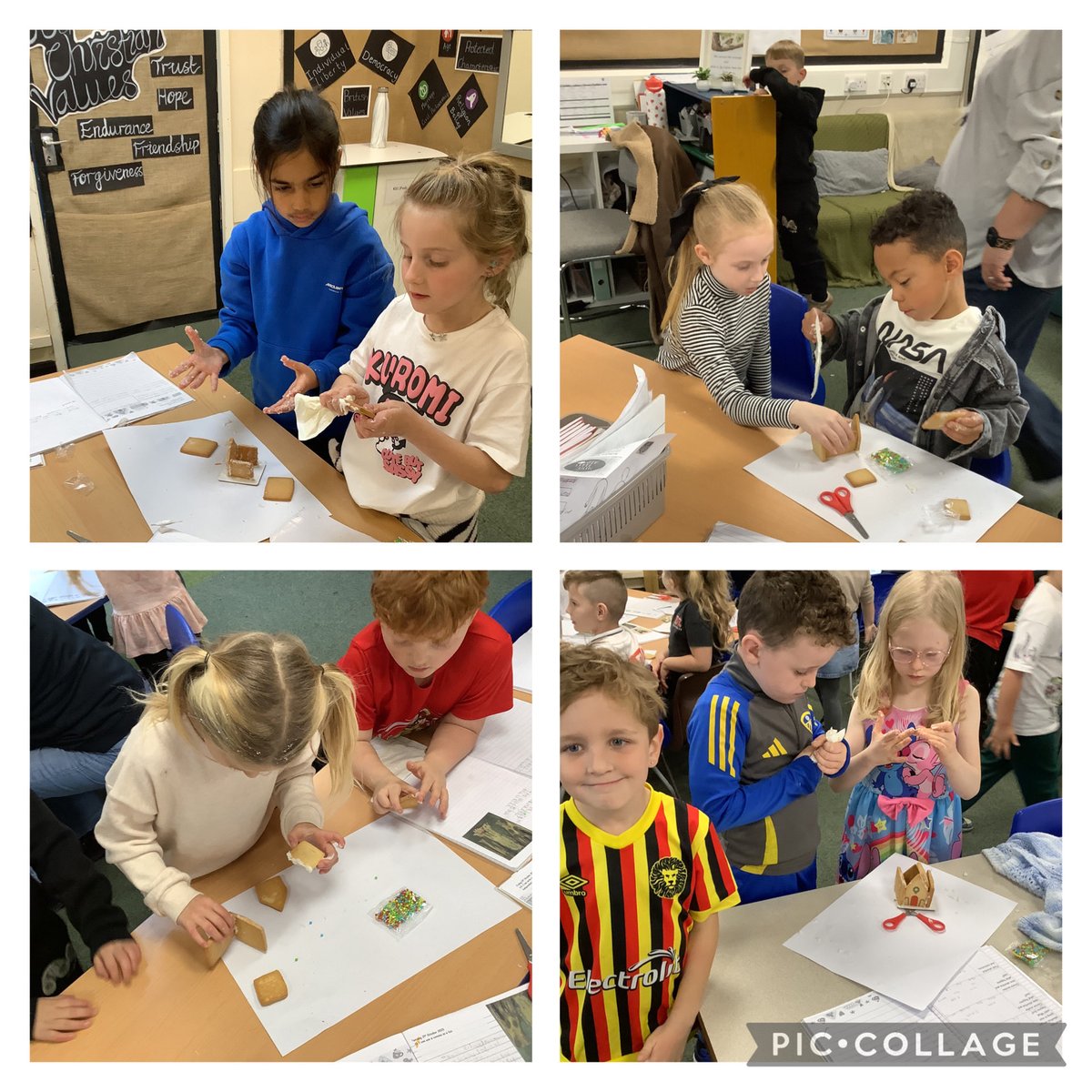 Overthorpe C of E (@overthorpe_acad) on Twitter photo KS1 showed great resilience and perseverance today! 
Wrens wrote a set of instructions in English and shared these with Woodpeckers to build a gingerbread house. KS1 showed great resilience and perseverance today! 
Wrens wrote a set of instructions in English and shared these with Woodpeckers to build a gingerbread house.
