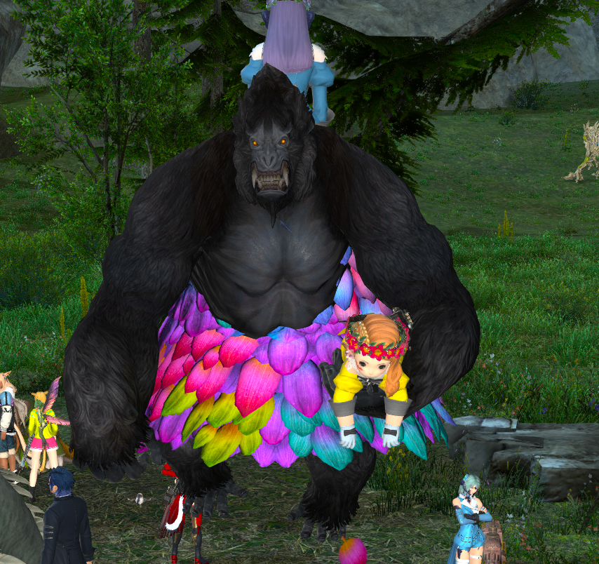 Lacus_Fe's tweet photo. 偶然の惨物🦍🌼🌸 https://t.co/r9C3Zdf6fD