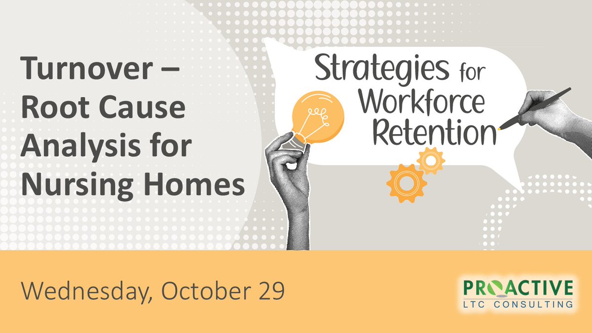 Don’t miss the first session in our Strategies for Workforce Retention in Long Term Care webinar series!

This session examines staff turnover in nursing homes through the lens of root cause analysis. Participants will learn how to move beyond surface-level issues to uncover the