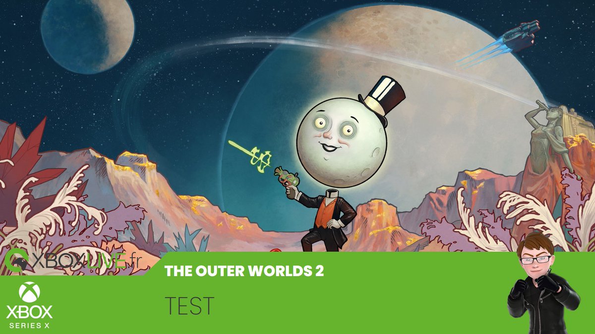 Vous n'avez pas aimé Avowed ? Vous allez aimer The Outer Worlds 2
Vous avez aimé The Outer Worlds 1 ? Vous allez adorer The Outer Worlds 2

xboxlive.fr/test-the-outer…

Voici notre test du jeu qui arrive le 29 octobre 2025 sur Xbox Series X, Playstation 5 et PC
Bien évidemment le