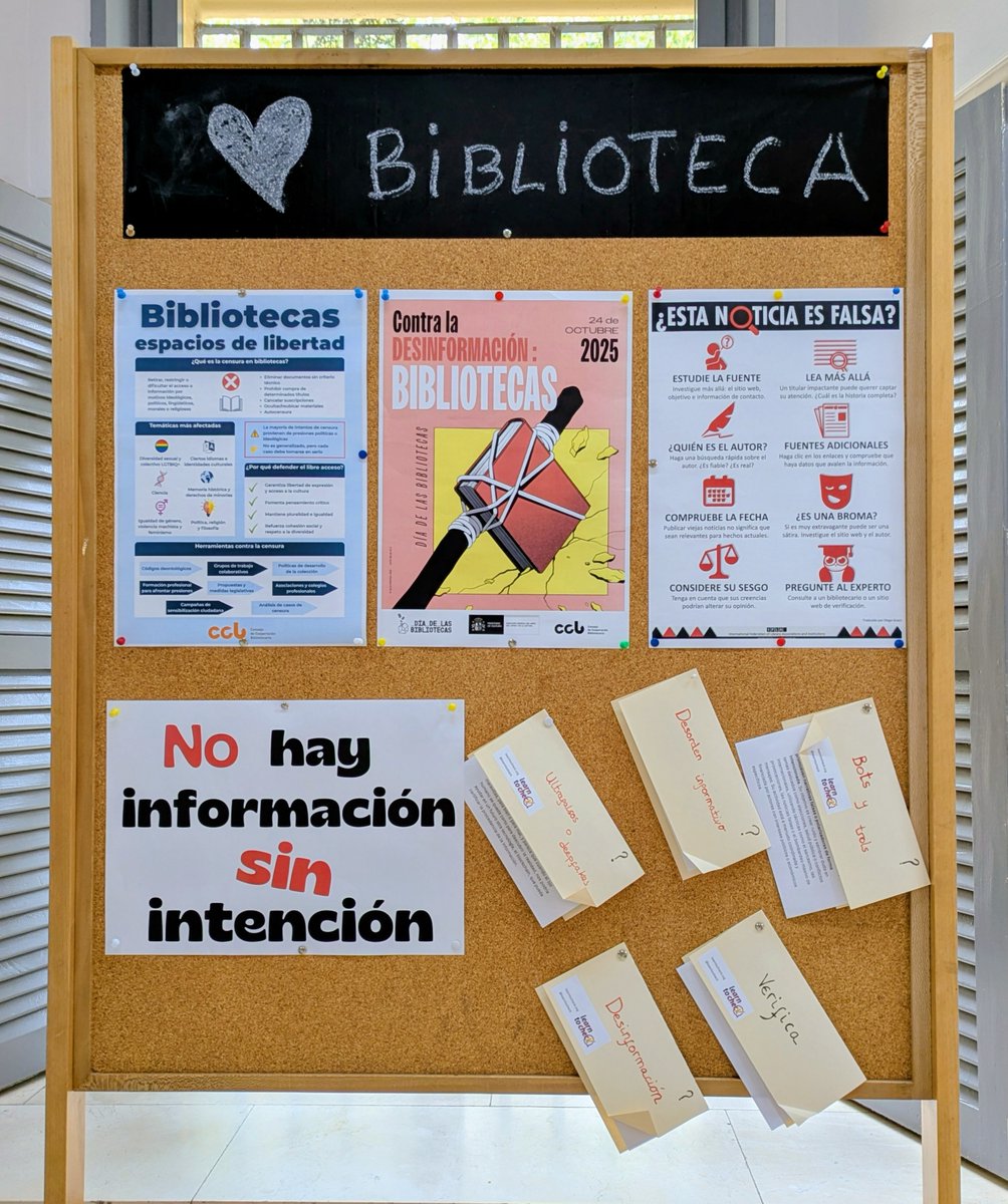 bclvalladolid's tweet photo. Feliz Día de las Bibliotecas a todos.📚🎥🎼🎭
En este día tan especial para nosotros (y esperamos que para vosotros también), os deseamos todo lo mejor 🫶
Acompáñanos.
#Contraladesinformación #Bibliotecas #DíadelasBibliotecas https://t.co/oVHshBLyKv