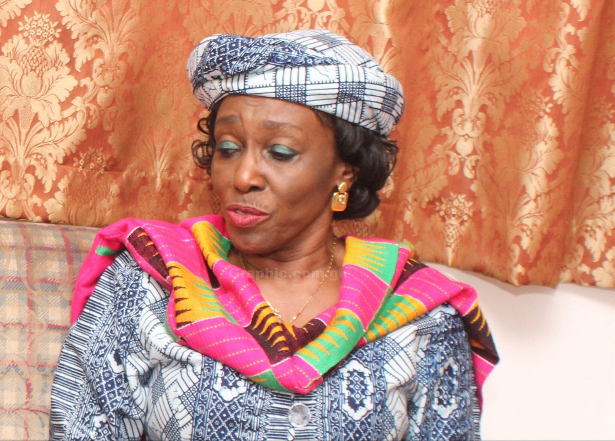 ITVGHANA0's tweet photo. Former First Lady, Mrs. Nana Konadu Agyemang Rawlings, has sadly passed away at the Ridge Hospital in Accra after being brought in unresponsive.

Our heartfelt condolences to the Agyemang and Rawlings families. 🕊️💐

#RIPNanaKonadu #GhanaMourns #RawlingsFamily #fyp #itvghana https://t.co/TOUqPhDmHI