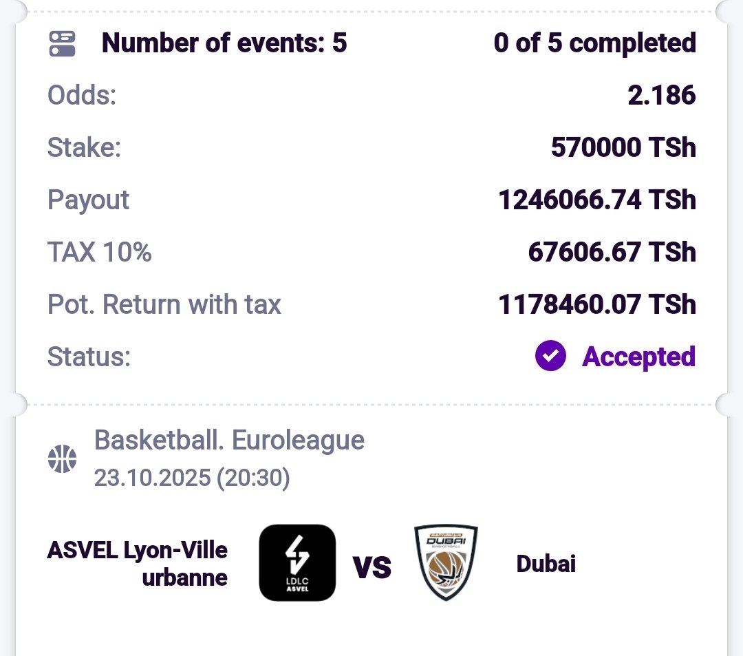 EURO BASKETBALL 🏀

CODE: M3KD6

ODDS: 2.1

STAKE: 570K

HELABET

Jisajili na HELABET.

Link ya TANZANIA🇹🇿: cutt.ly/sativahelabet

Link ya NJE YA TANZANIA🌍: cutt.ly/YrSIyqz6

PROMO CODE: SATIVA17

📲ANDROID APP LINK: cutt.ly/arSICNAp

Maswali yote kuhusu HELABET