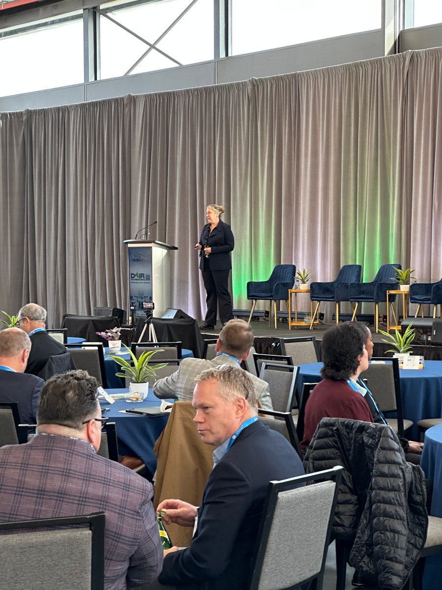 ✨Lets welcome our first speaker of the day - Christy Michalak.

Christy from <a href="/NGen_Canada/">NGen Canada</a> is talking about the shifts in manufacturing and supply chain—covering #resilience strategies, next-gen innovations and how aerospace is #transforming in #realtime.
