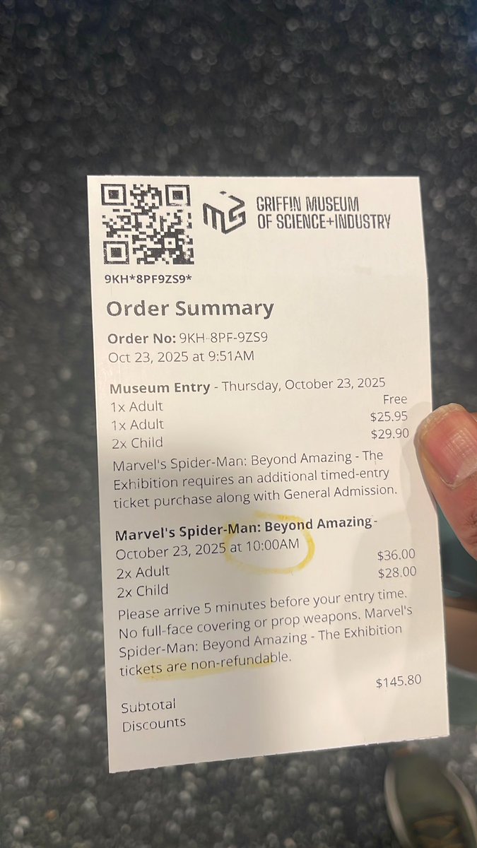 PewterOdin's tweet image. Benefits to being a veteran I got in for free let’s goooo!!!
#spiderman #beyondamazing