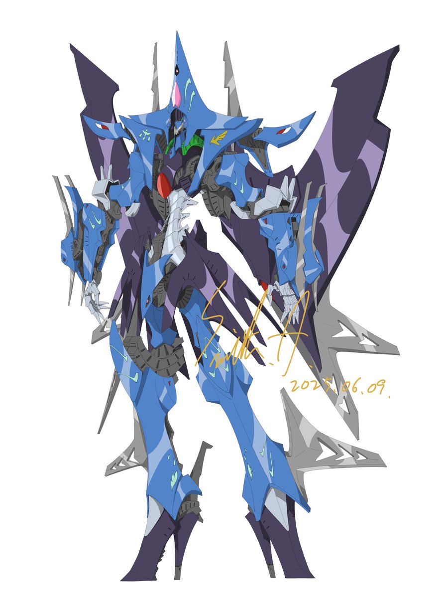 alan_smith_925's tweet image. ガンダム関連のネタ（MS）のゴティックメード（ファイブスター物語のロボット）化を描いて遊んでいます。もし他にも自分のような奇特な人がいるなら是非作品を見せて下さい。 #FSS_jp