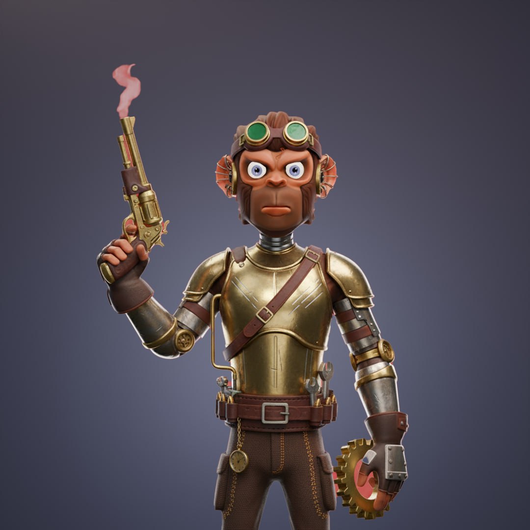 SteampunkApes's tweet image. 🔥 The Call to Engineers
The fuel is ready, and the machine awaits activation.
The next phase of the steam revolution begins now.
Fuel the engine. Join the Engineers.
Build the future in brass and steam.
#SteampunkApes #Otherside #Web3Engineering #NFTRevolution