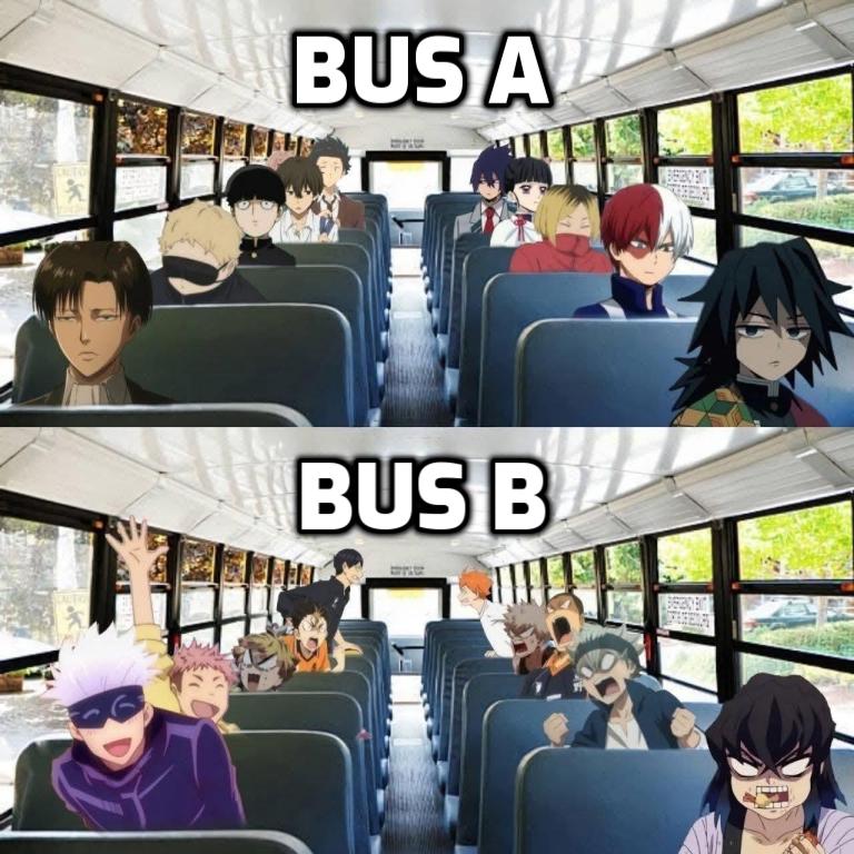 AnimexTwts's tweet image. Which bus are you sitting on for a 24h trip?