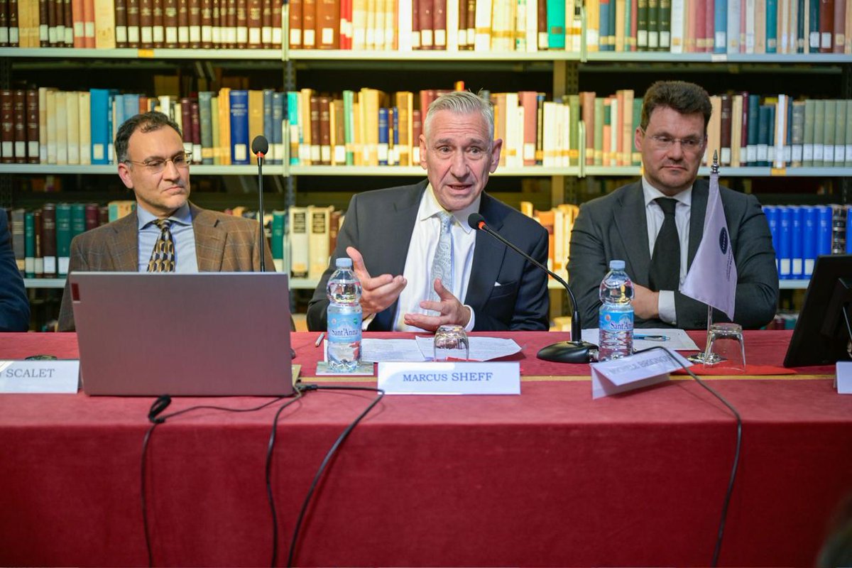 IMPACT_SE's tweet image. Congratulations to @TrendsRA  on inaugurating its Italy office. IMPACT-se is proud to partner under our memorandum of understanding and to have joined the launch event, where our CEO, Marcus Sheff, spoke about how textbooks shape the societies we become: when classrooms teach…