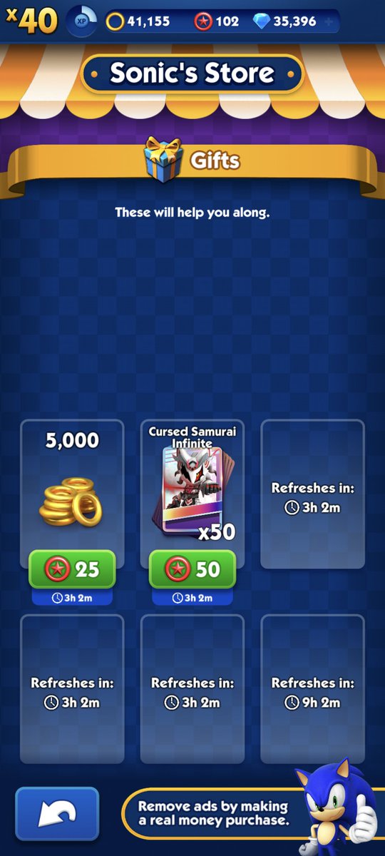 GamerAngel_301's tweet photo. @SEGAHARDlight what happened to the daily dash on Sonic Dash? https://t.co/PGk3MNAaZG