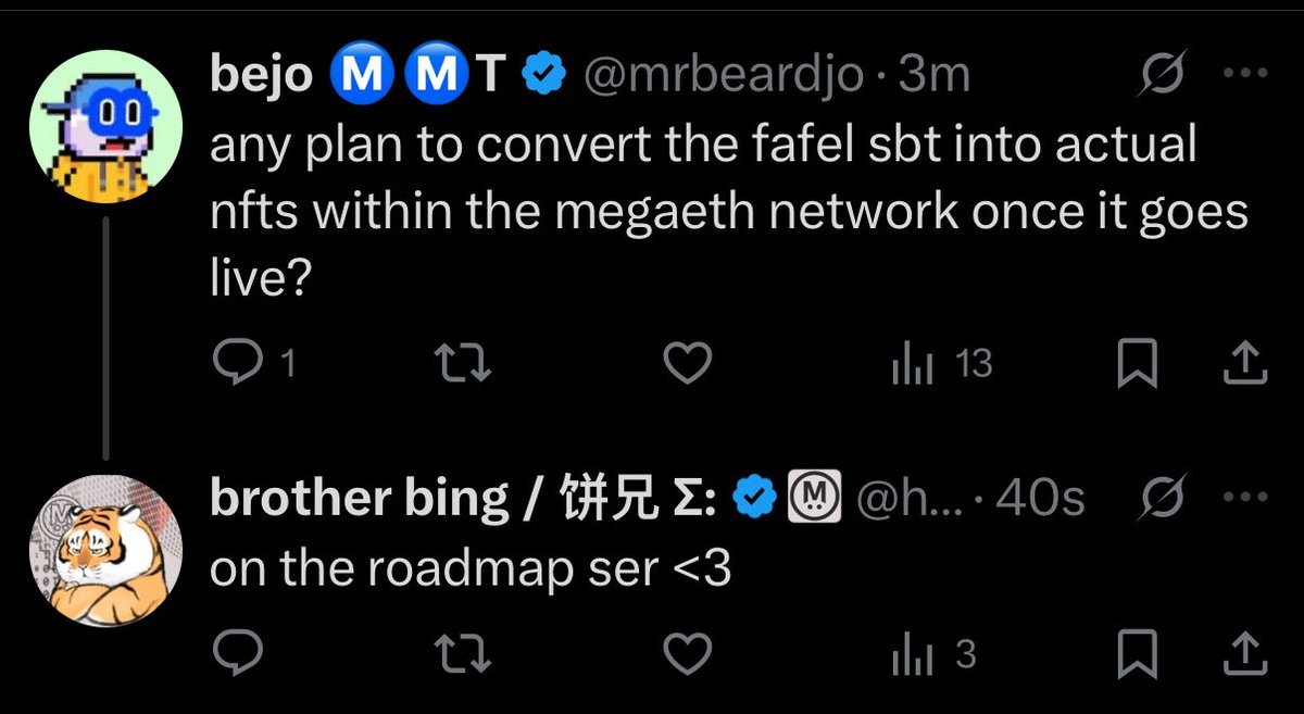 First response and already dropped alpha 🤯.

The Fluffles will become actual tradable NFTs once <a href="/megaeth/"></a> mainnet goes live.

Ty customer support hotpot.