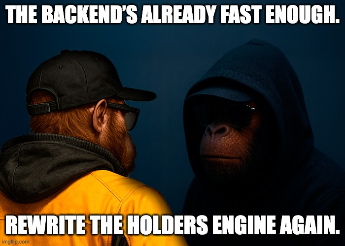 apescreener's tweet image. Holders chart now refreshes like it’s on turbo mode.