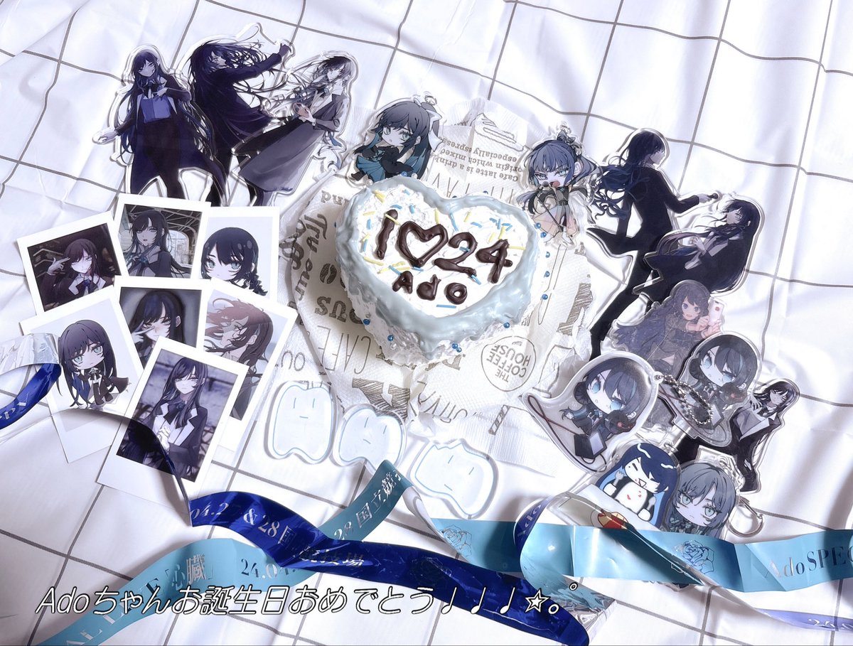 ✧••┈┈┈┈┈┈••✧
            2025.10.24
                      #Ado生誕祭2025 
                                ✧••┈┈┈┈┈┈••✧
             23歳もAdoちゃんらしく
                  輝けますように🌹