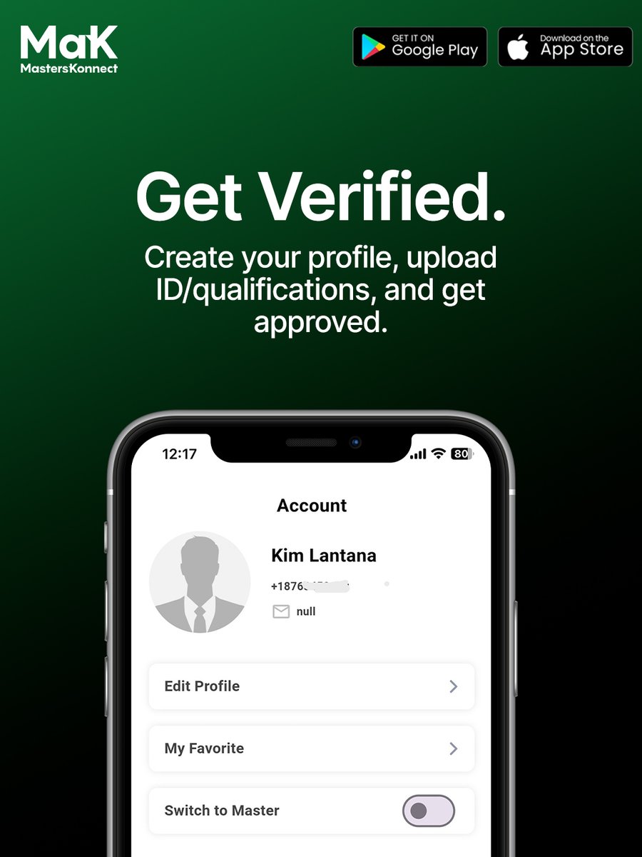 MastersKonnect's tweet photo. Your skills deserve secure payments. 🔒

With MaK, you control your prices, connect with clients, and get paid safely.

📲 Start your hustle the smart way.

#MastersKonnect #SideHustleSafe #SecureWithMaK #GetPaidSmart https://t.co/Iicawxz7uF