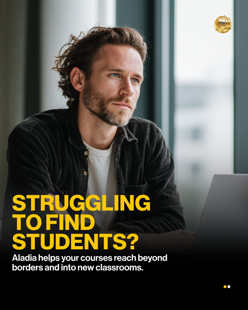 Aladiacorp's tweet image. Struggling to find students online?
Aladia helps you create, publish, and scale courses into global digital classrooms. 🌍✨

Click Here To Join ALADIA:
aladia.io/join-today
📅 Book your 1:1 Onboarding call:
aladia.io/schedule-meeti…

#OnlineTeaching #TeachOnline #OnlineTeacher