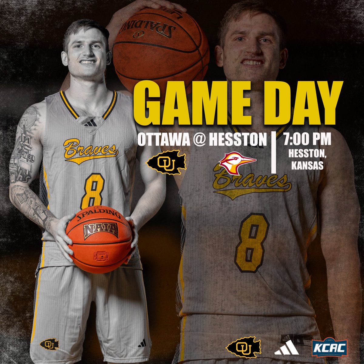 It is finally 𝐆𝐀𝐌𝐄𝐃𝐀𝐘 ❗

🆚 Hesston
📍 Hesston, Kansas
⌚ 7 PM
💻 fan.hudl.com/usa/ks/hesston…

#BraveNation