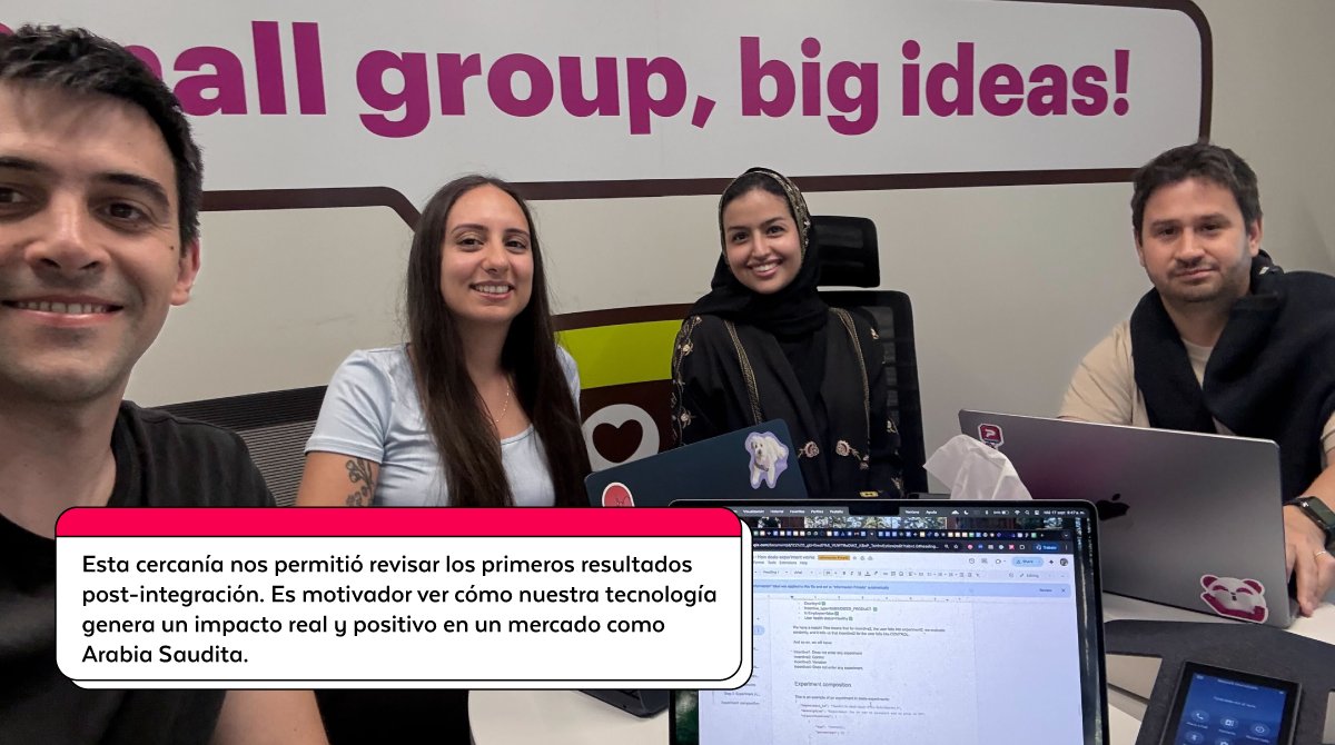 PeYaTech's tweet image. La tecnología PeYa ya es clave en Arabia Saudita. 🚀
Nuestro equipo integró nuestra solución #GIS con @HungerStation en Dubai.
Dato: Tuvimos que comer los alfajores... el dulce de leche no cruzó la barrera cultural. 😂
#TechIntegration #GlobalScale #SoftwareEngineering