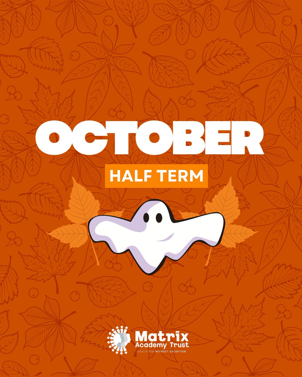 🎉 Happy October Half Term! 🍂
Wishing everyone a wonderful and well-deserved break! Take this time to relax, recharge and enjoy the autumn days. 🍁
We look forward to welcoming you back on Monday 3rd November at the usual time.
Have a fantastic week off! 💛