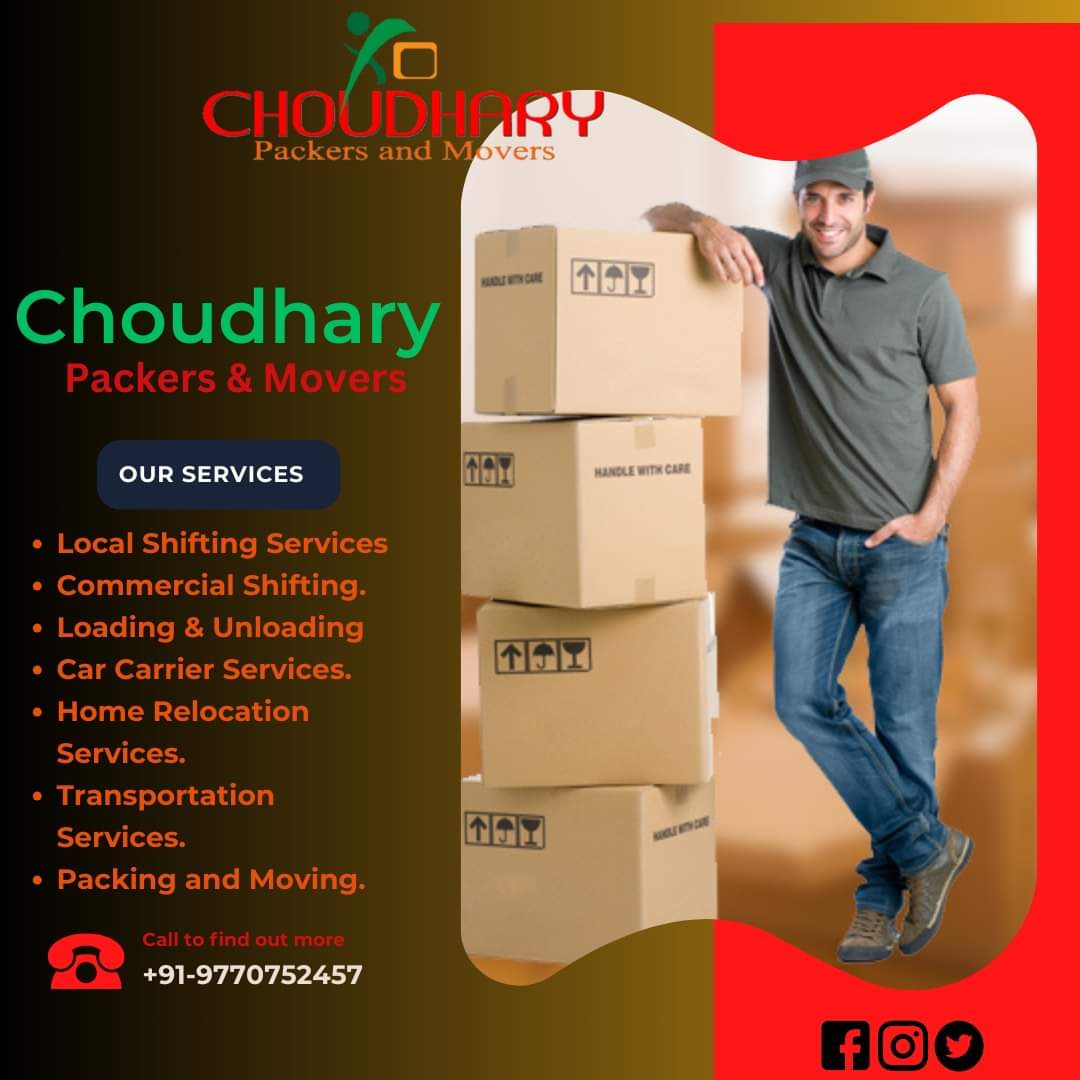 ChoudharyPacker's tweet image. choudharypacker.com

choudharypacker.com

Choudhary Packers and Movers Jabalpur @9770752457 ...

We have a professional team to manage Packing moving Jabalpur &amp;amp; shifting of household goods, Industrial goods, Office shifting, Car Transportation