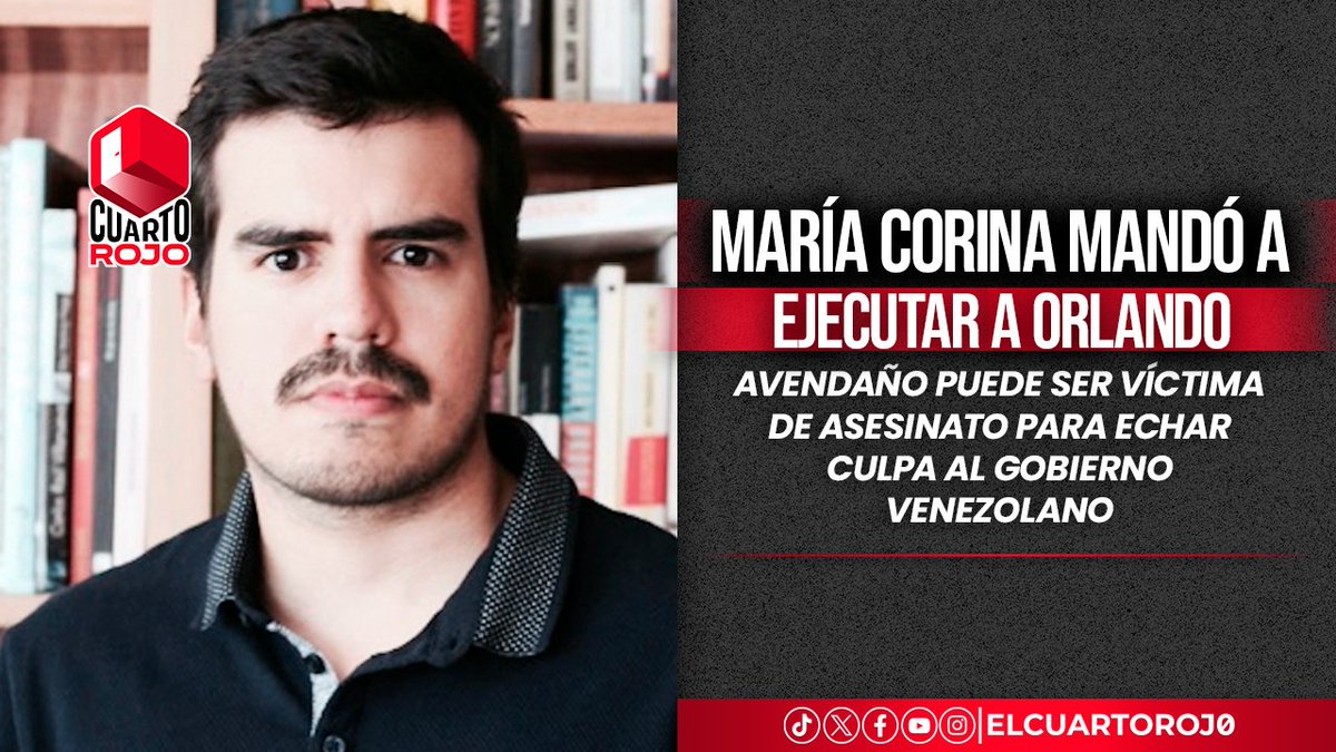 #Ultimahora ¡DENUNCIA! 🚨 

Conspiración de la ultraderecha... 

María Corina Machado y su círculo habrían orquestado un falso positivo de asesinato para así culpar al gobierno venezolano.  

#23Oct ¡Fascistas usando el mismo guion!