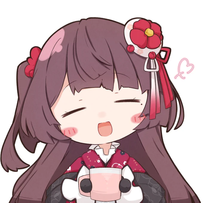寒い日にホットな飲み物でホッと一息 とおまけのインターネットくん #InahoGallery