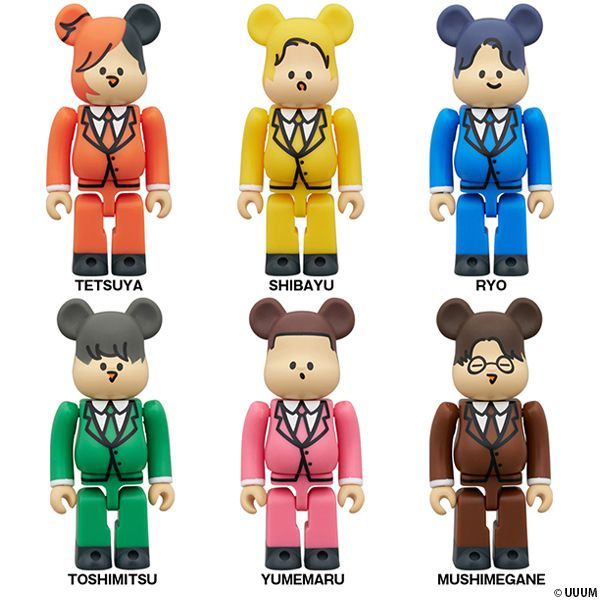 BE@RBRICK 東海オンエア 400％ ／ BE@RBRICK 東海オンエア 100％ 6PCS SET ／ 11月1日(土)発売予定！  medicomtoy.tv/blog/?p=95946