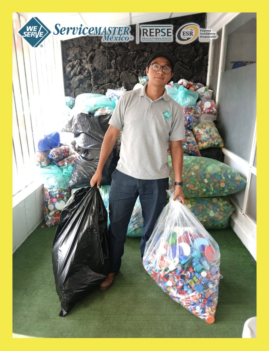 ServiceMasterM7's tweet image. 🌎💙 ¡Empresas que cambian el mundo con tapitas! ♻️✨

Sigamos generando un impacto positivo en el planeta. 🌱💪

¡@bancodetapitas , sigamos haciendo historia juntos! 💛

#ESR  #Limpieza  #BancoDeTapitas  #MarcarLaDiferencia  #servicemastermexico