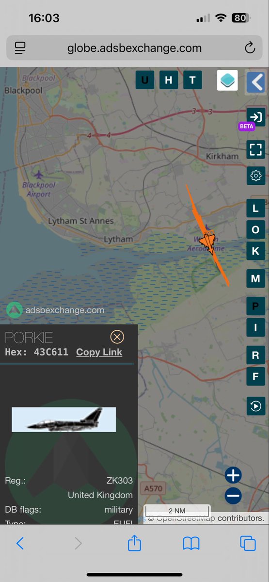 Interesting callsign at BAE Warton!