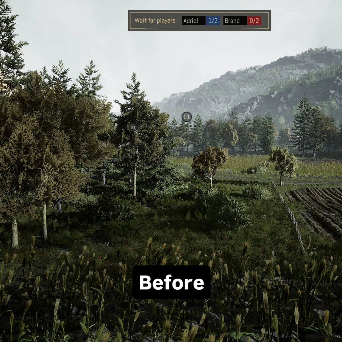 veilofashesgame's tweet image. We updated our tree assets and made lighting adjustments. Here are some before and after screenshots. #gamedev #strategygame #UnrealEngine5 #indiegame