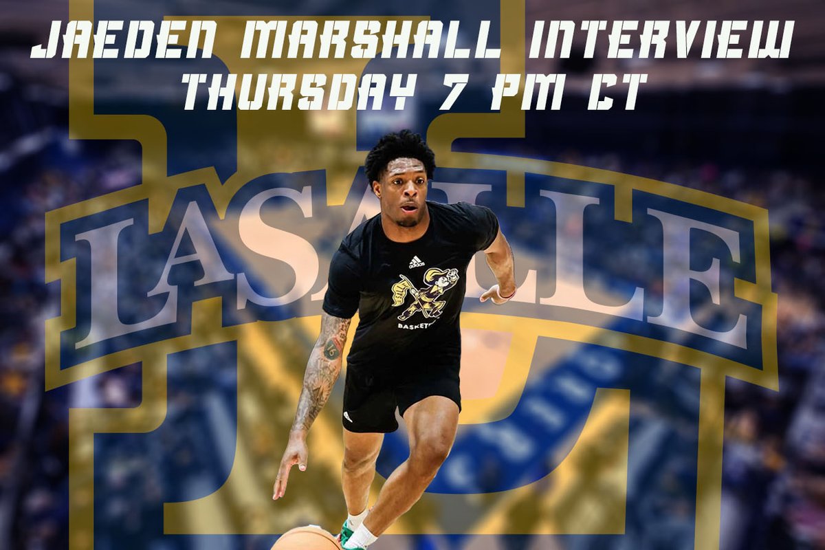 alex_interview's tweet image. Two big time interviews coming live tonight over on Instagram!
At 7 PM CT: La Salle guard, Jaeden Marshall! Entering his first and final season with @lasallembball , looking to do big things!
At 7:30 PM CT: @ea_mbb guard, @kofi_peyton !!
Tune in at instagram.com/alex_interviews !!