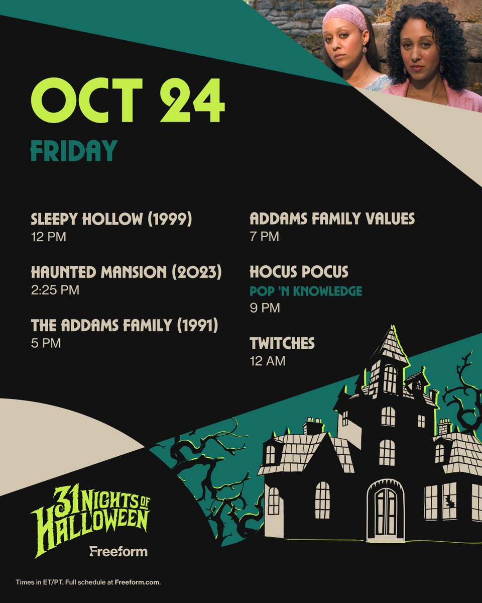 Freeform's 31 Nights of Halloween tweet media