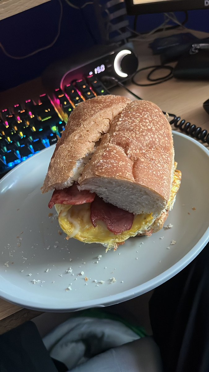 i made a bacon egg and cheese today chat, be proud of me