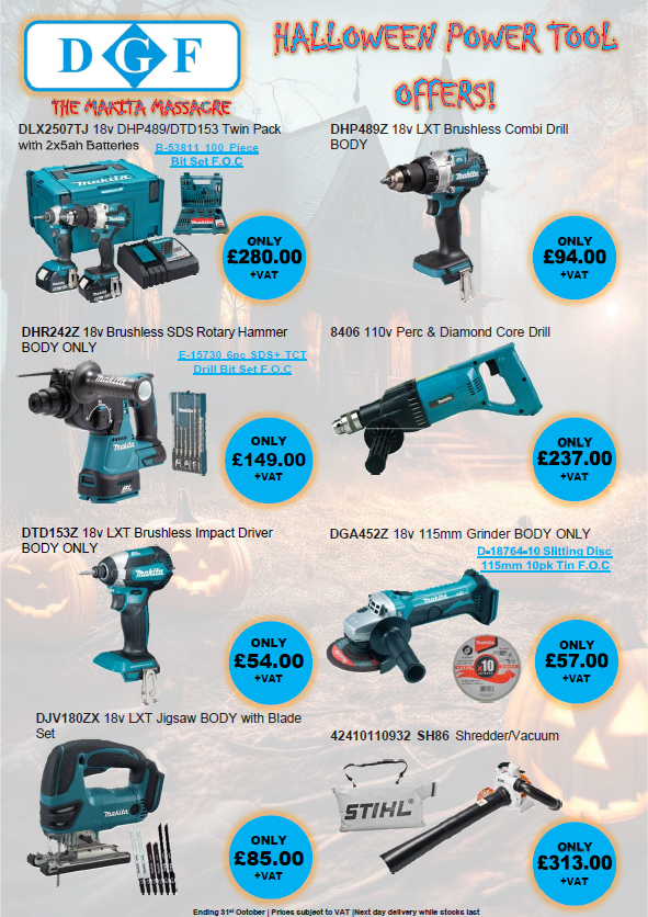 DGFelectrical's tweet photo. THE MAKITA MASSACRE | DGF Electrical Wholesalers Ltd - https://t.co/ZlM9Sp7zQf https://t.co/lZ3laUvvB1